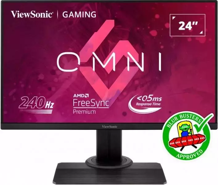 Монитор VIEWSONIC XG2431 Gaming, 24", IPS, FHD 1920x1080, 240Hz, 0.5ms, HDR, AMD FreeSync Premium