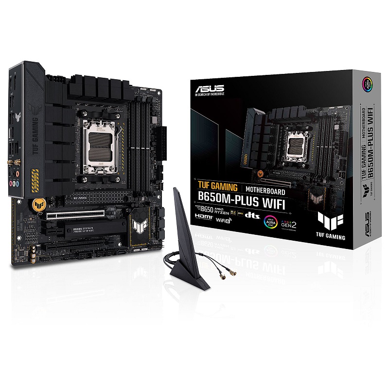 Дънна платка ASUS TUF GAMING B650M-PLUS WIFI AM5 DDR5