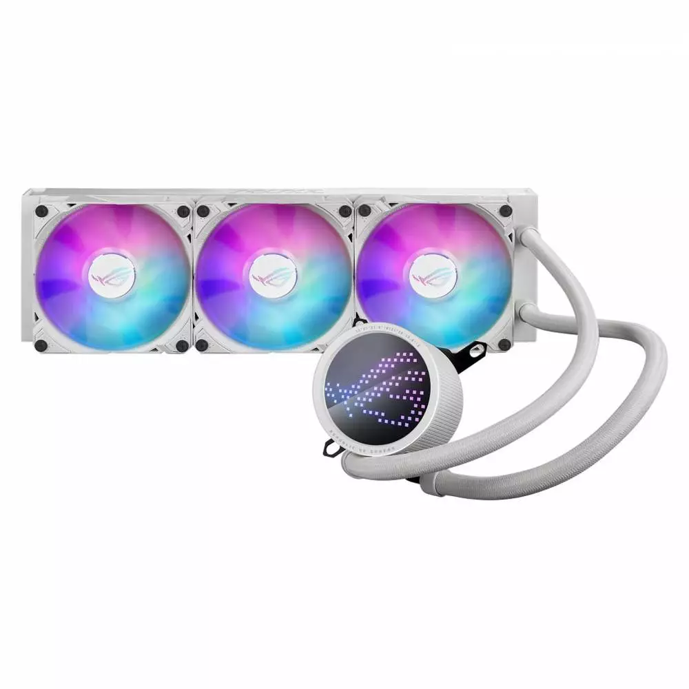 Водно охлаждане за процесор ASUS ROG RYUO III 360 ARGB White Edition Anime Matrix LED Display