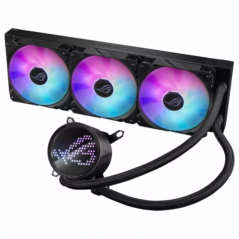 Водно охлаждане за процесор ASUS ROG RYUO III 360 ARGB Anime Matrix LED Display