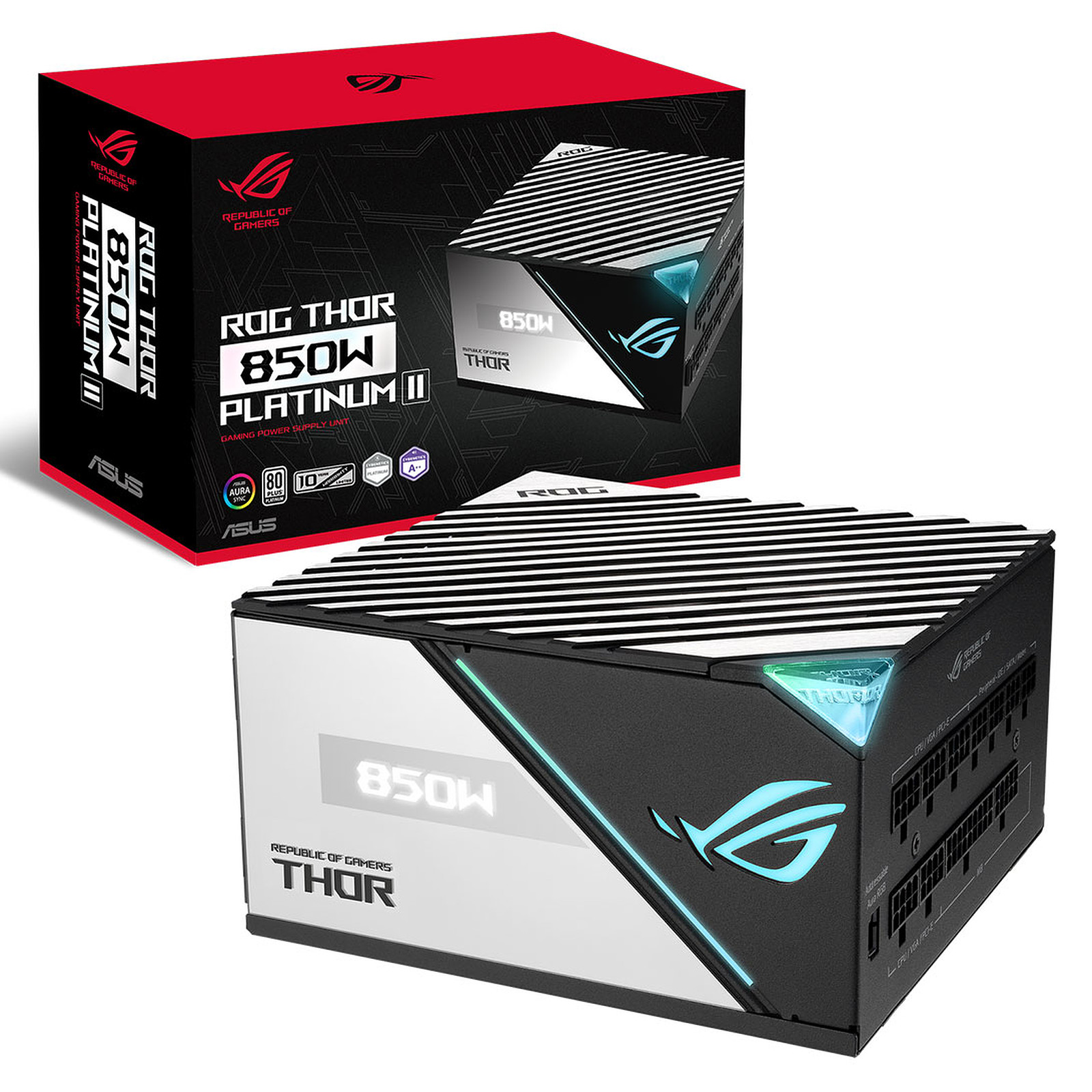 Захранване ASUS ROG THOR 850W Platinum II PSU - 90YE00L2-B0NA00
