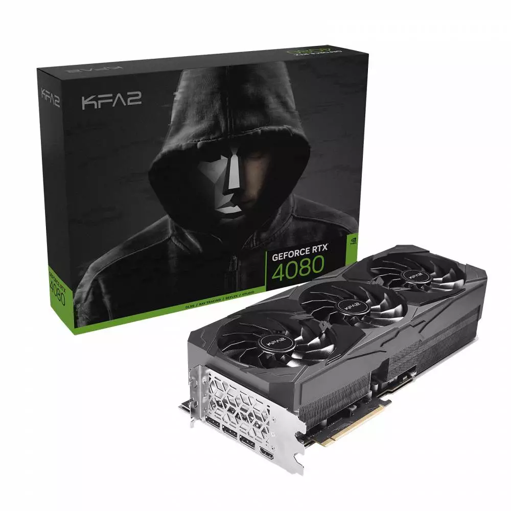 Видео карта KFA2 GeForce RTX 4080 16GB SG 1-Click OC GDDR6X - 48NZM6MD6LSK