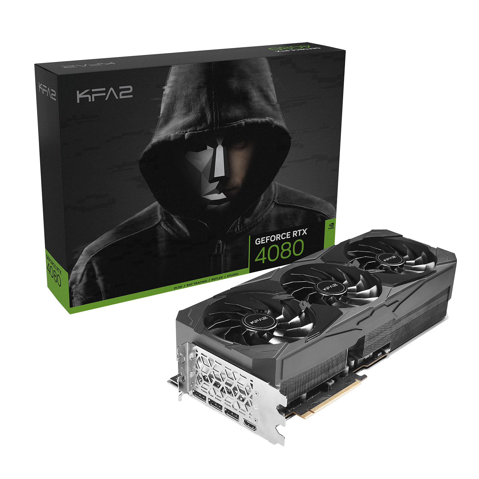 Видео карта KFA2 GeForce RTX 4080 16GB SG 1-Click OC GDDR6X - 48NZM6MD6LSK