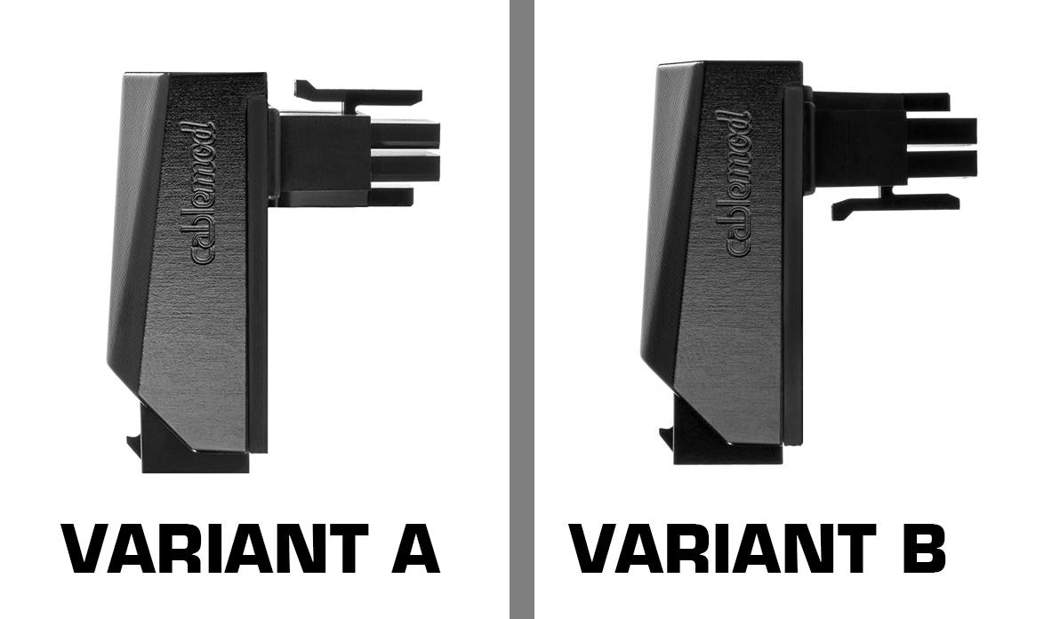 Адаптер CableMod 12VHPWR 90 Degree Angled Adapter - Variant B Silver
