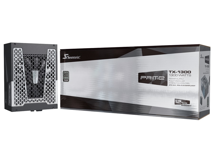 Захранване Seasonic PRIME TX-1300TR2, 1300W, 80 Plus Titanium PSU, SSR-1300TR2, ATX 3.1, PCIe Gen 5.1 - 1TX13TART3A10X 