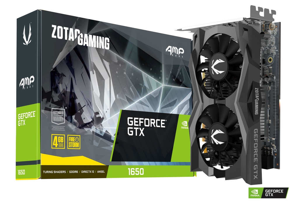 Κάρτα γραφικών ZOTAC GAMING GeForce GTX 1650 AMP CORE GDDR6 4GB - ZT-T16520J-10L
