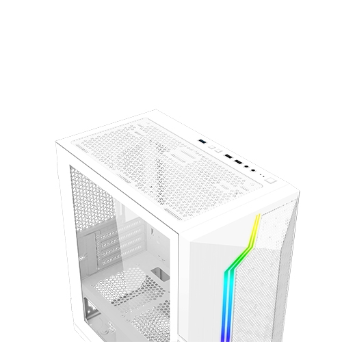 Кутия Xigmatek Gemini II Arctic mATX White 