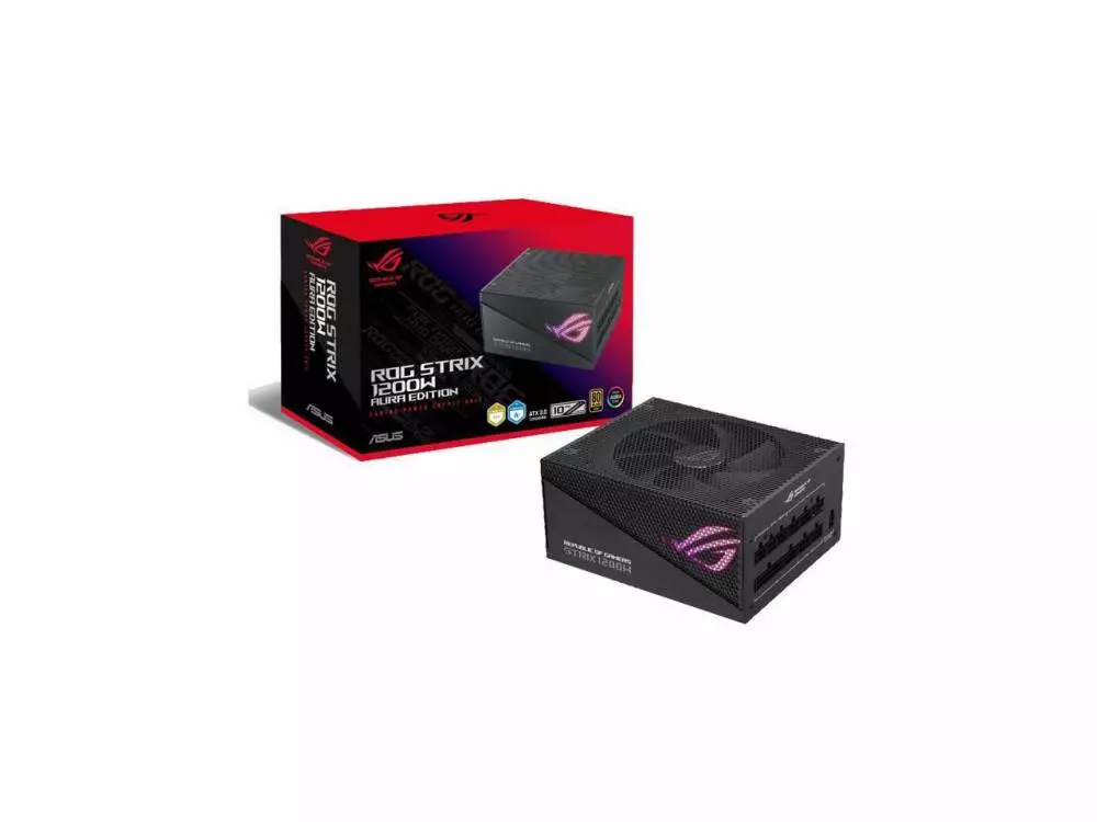 Захранване ASUS ROG Strix 1200W Gold Aura Edition 80 Plus Gold ATX 3.0, PCIe Gen5 - 90YE00P0-B0NA00