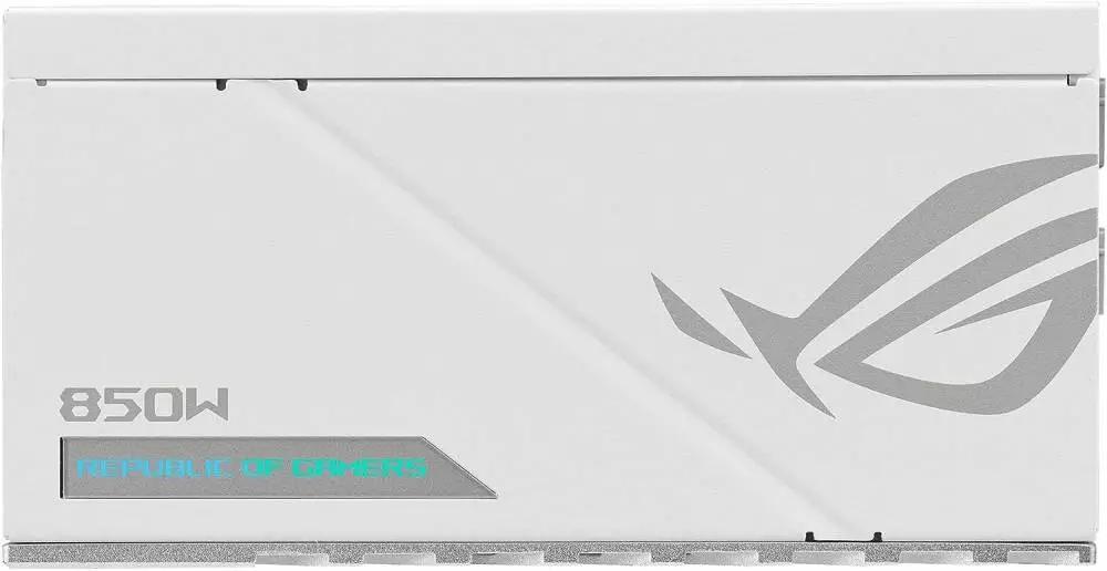 Захранване ASUS ROG Loki SFX-L 850W Platinum White Edition ATX 3.0, PCIe Gen5 PSU, ARGB Fan Aura Sync - 90YE00N2-B0NA00
