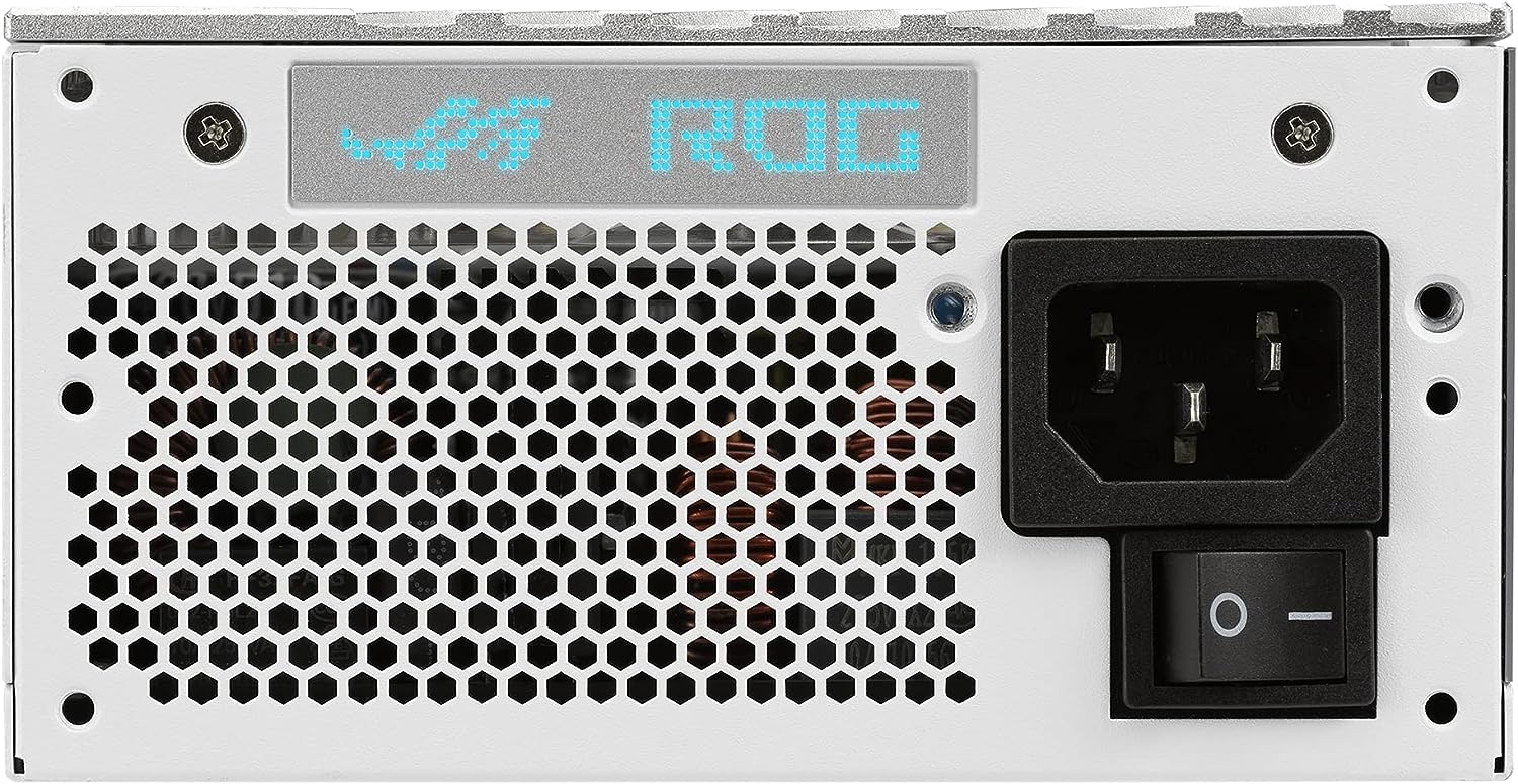 Захранване ASUS ROG Loki SFX-L 850W Platinum White Edition ATX 3.0, PCIe Gen5 PSU, ARGB Fan Aura Sync - 90YE00N2-B0NA00