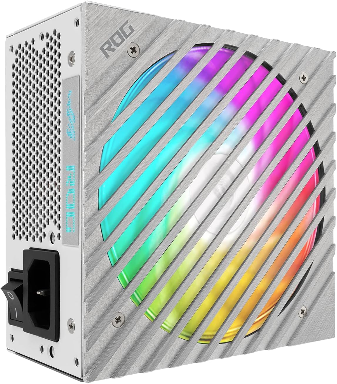 Захранване ASUS ROG Loki SFX-L 850W Platinum White Edition ATX 3.0, PCIe Gen5 PSU, ARGB Fan Aura Sync - 90YE00N2-B0NA00