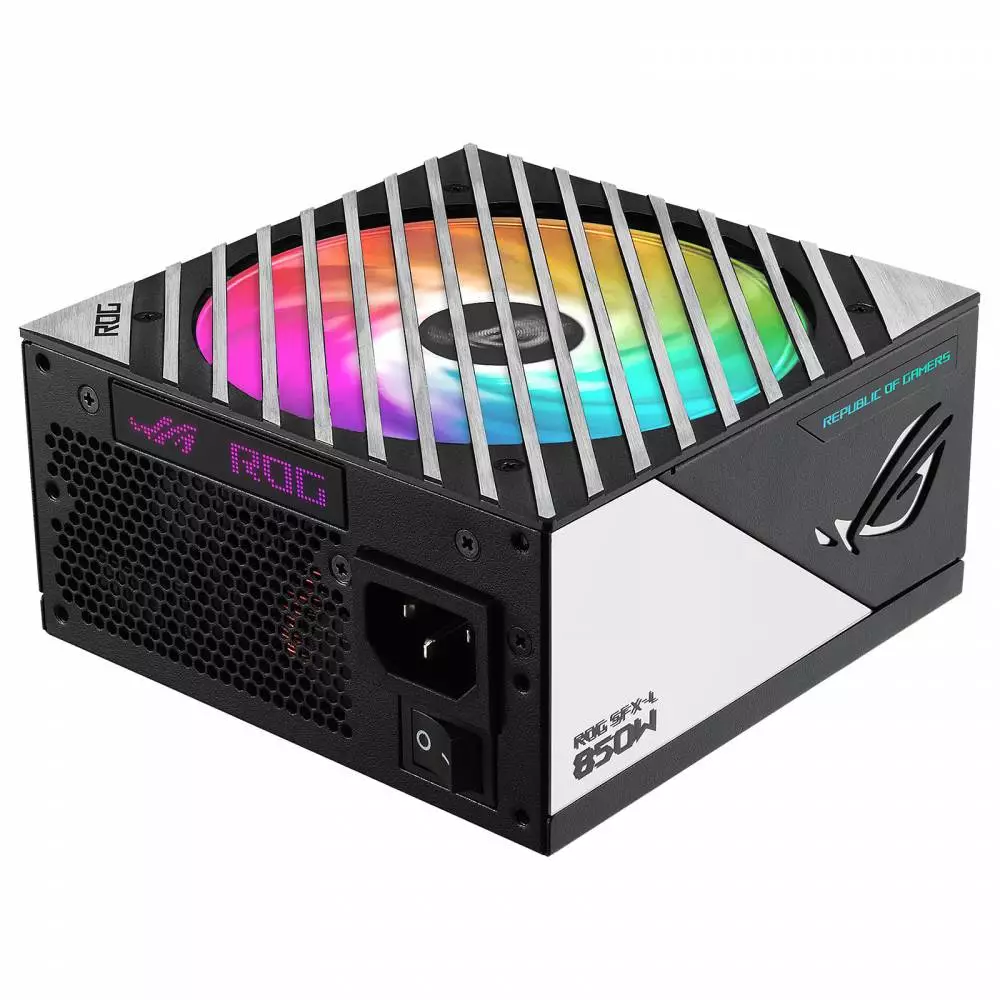 Netzteil ASUS ROG Loki SFX-L 850W Platinum ATX 3.0, PCIe Gen5 PSU, ARGB Fan Aura Sync - 90YE00N3-B0NA00