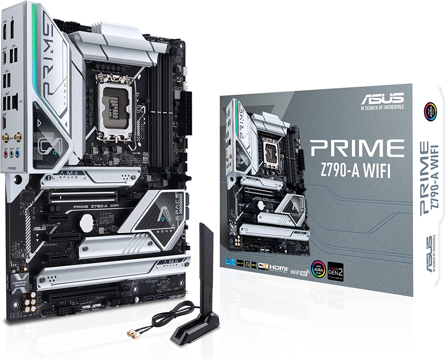 Дънна платка ASUS PRIME Z790-A WIFI LGA1700 DDR5 - 90MB1CS0-M0EAY0