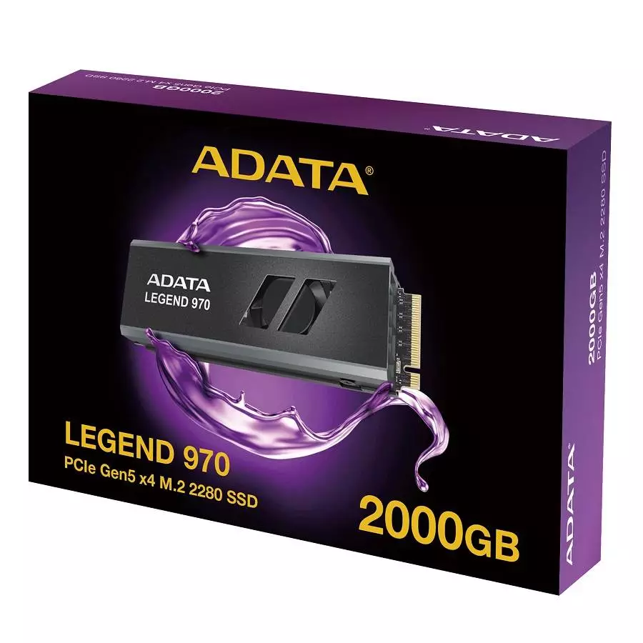 Диск SSD Adata Legend 970 2TB M.2 2280 NVMe PCIe 5.0 x4 - SLEG-970P-2TCI