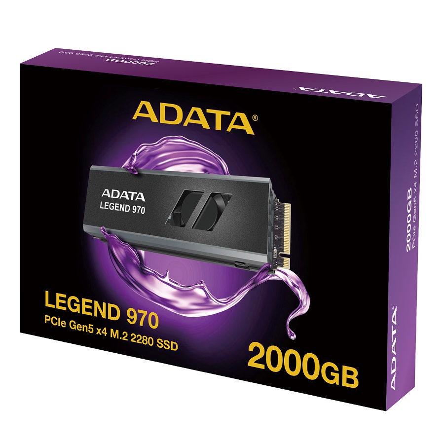 Диск SSD Adata Legend 970 2TB M.2 2280 NVMe PCIe 5.0 x4 - SLEG-970P-2TCI