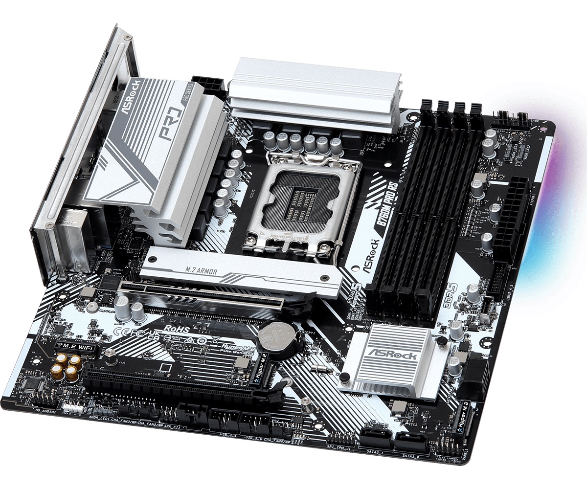 Дънна платка Asrock B760M PRO RS LGA1700 DDR5