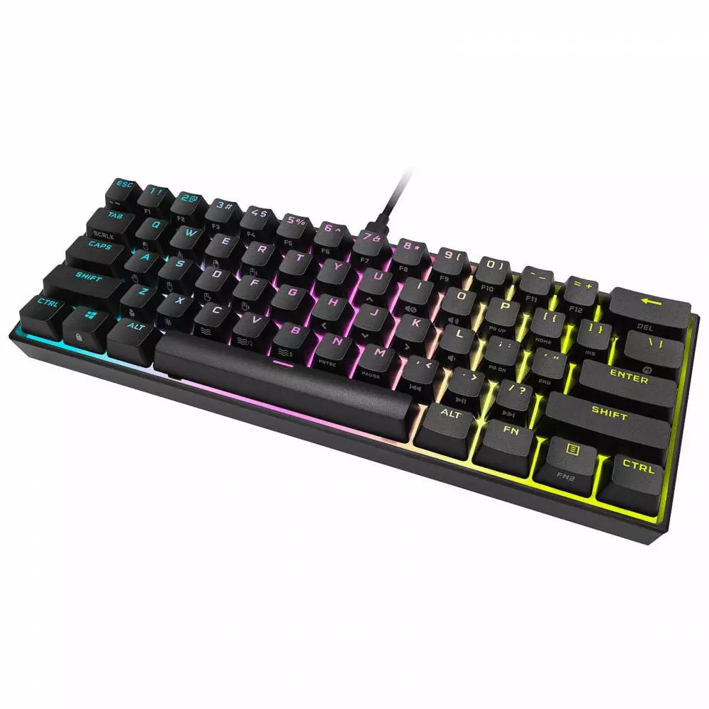 Геймърска клавиатура Corsair K65 RGB MINI 60% Cherry MX Speed - CH-9194014-NA