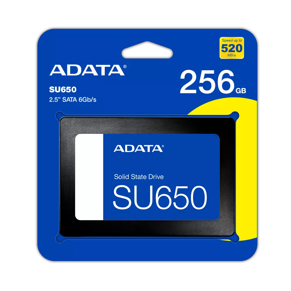 Диск SSD Adata Ultimate SU650 256GB 2.5" SATA III 6Gb/s 3D NAND - ASU650SS-256GT-R