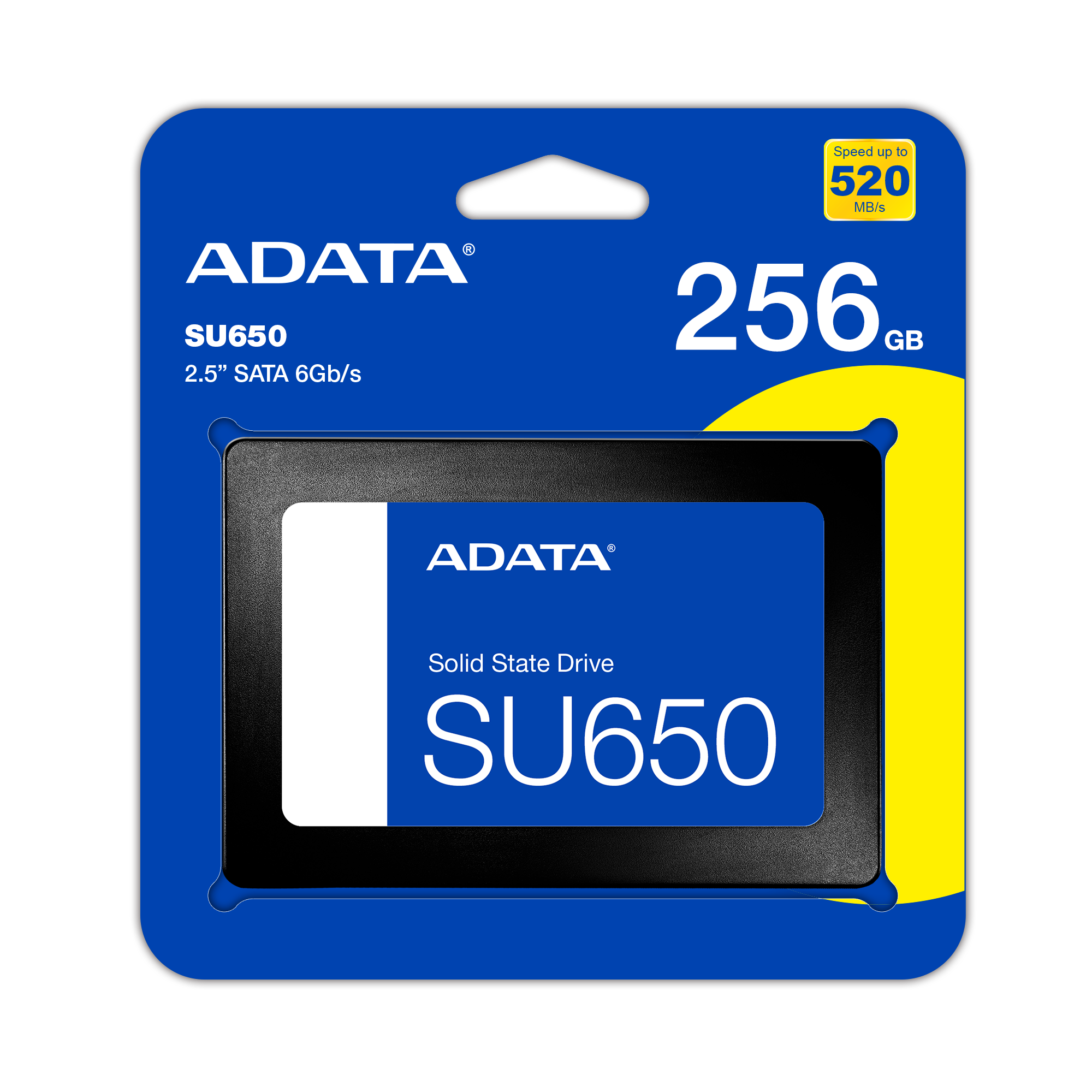Диск SSD Adata Ultimate SU650 256GB 2.5" SATA III 6Gb/s 3D NAND - ASU650SS-256GT-R
