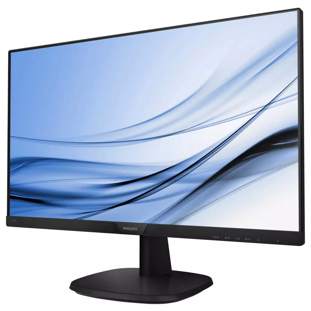 Монитор Philips 243V7QDAB/00, 23.8", IPS, FHD 1920x1080, 60Hz, 5ms, DVI, HDMI, VGA