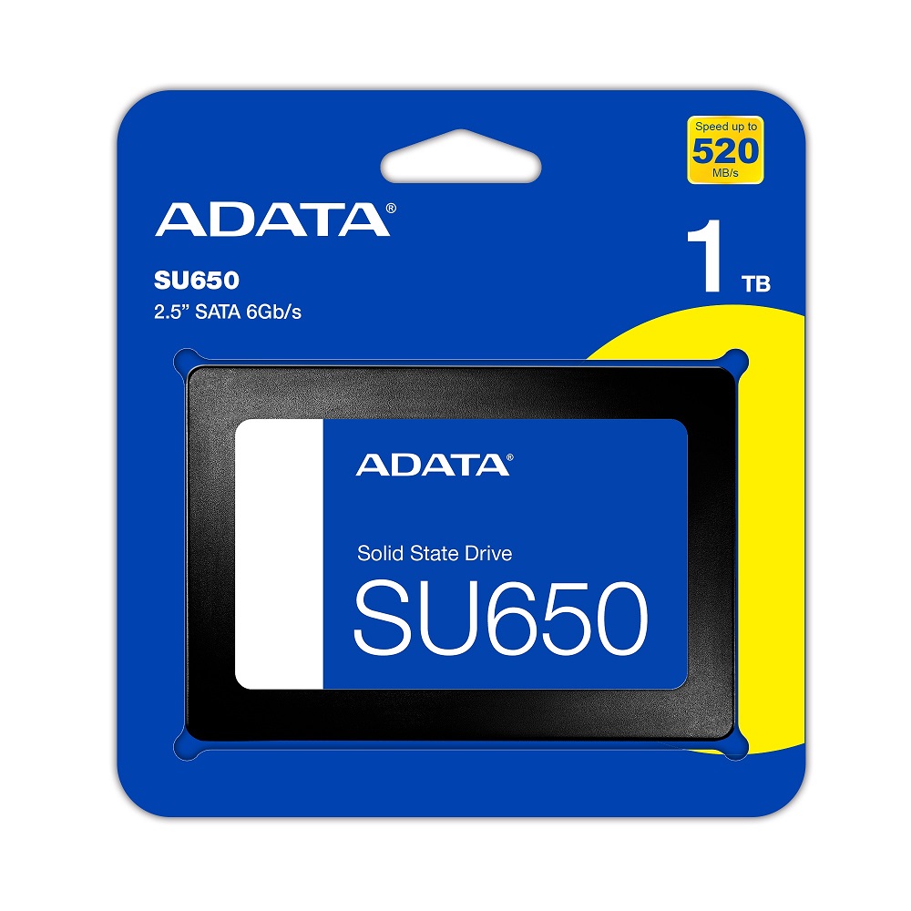 Диск SSD Adata SU650 1TB 2.5" SATAIII 6Gb/s 3D NAND - ASU650SS-1TT-R