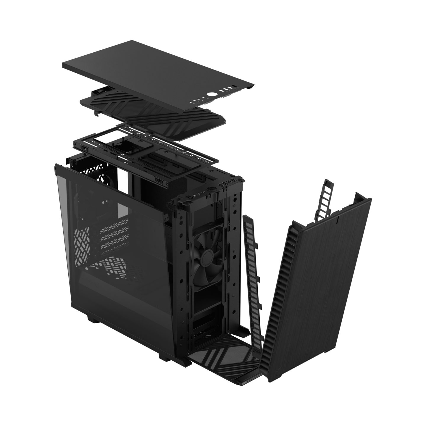 Кутия Fractal Define 7 Mini Black TG Light - FD-C-DEF7M-02