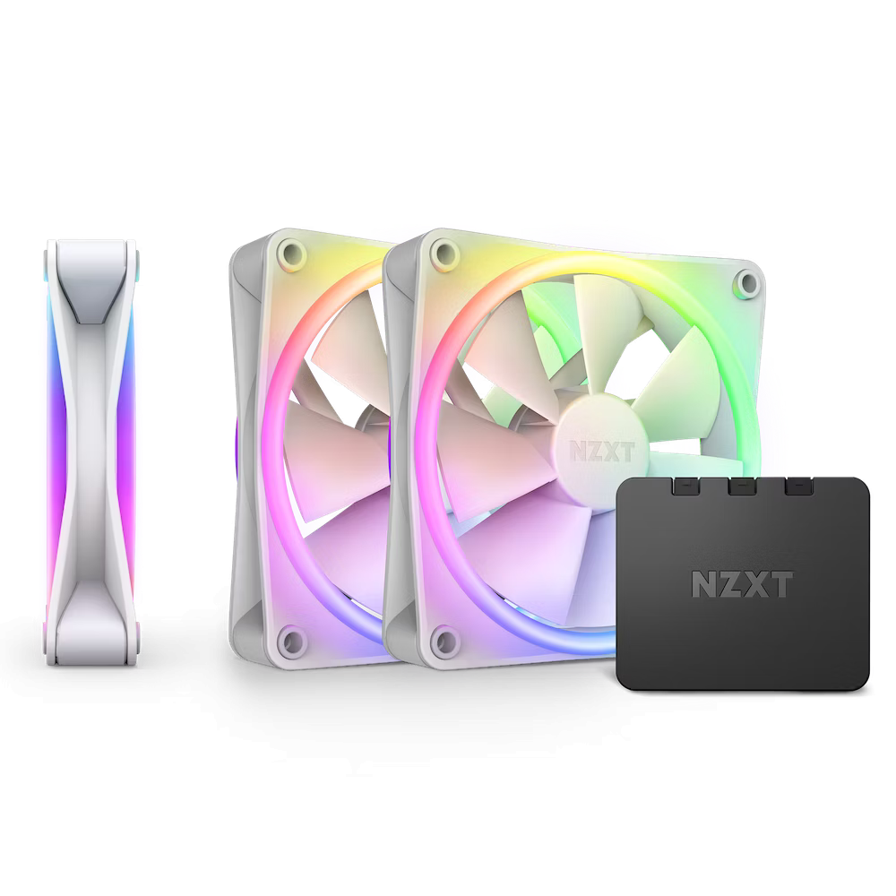 Вентилатори NZXT F120 RGB Duo White 3бр + RGB Контролер
