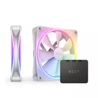 Вентилатори NZXT F140 RGB Duo White 2 бр + RGB Контролер