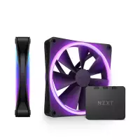 Вентилатори NZXT F140 RGB Duo Black 2 бр + RGB Контролер