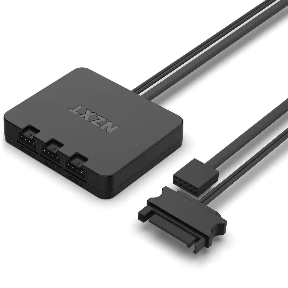Вентилатори NZXT F140 RGB Duo Black 2 бр + RGB Контролер