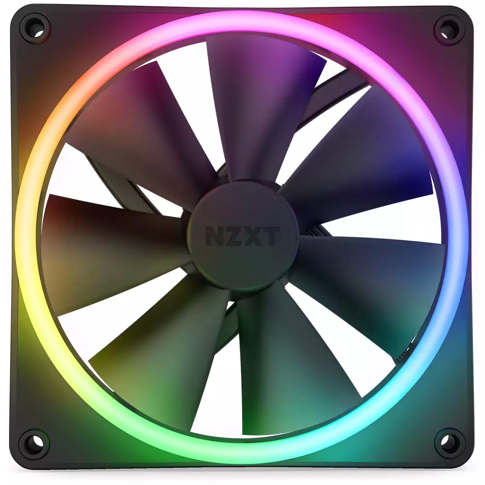 Вентилатор NZXT F140 RGB Duo Black 140mm