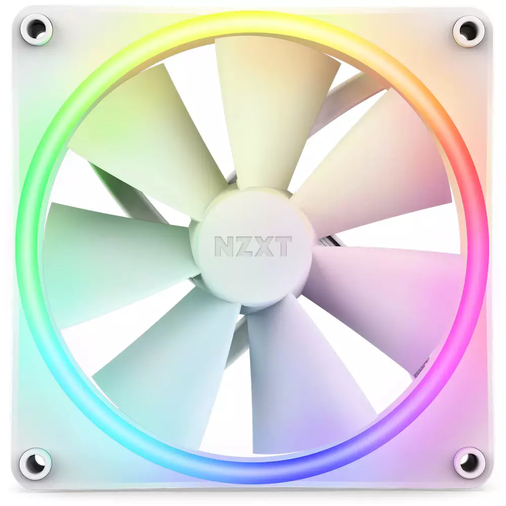Вентилатор NZXT F140 RGB Duo White 140mm