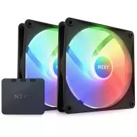 Вентилатори NZXT F140 RGB Core Black, 2 x 140mm + RGB Контролер