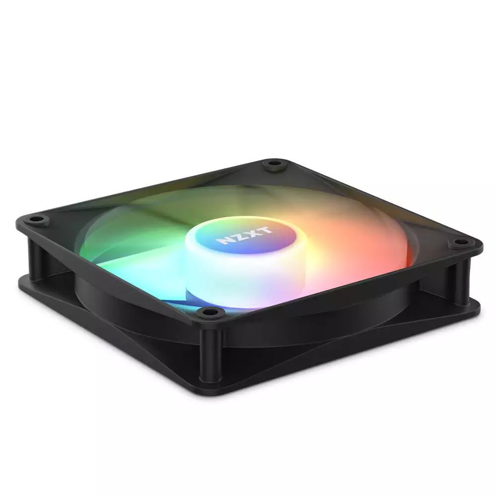 Вентилатори NZXT F140 RGB Core Black, 2 x 140mm + RGB Контролер