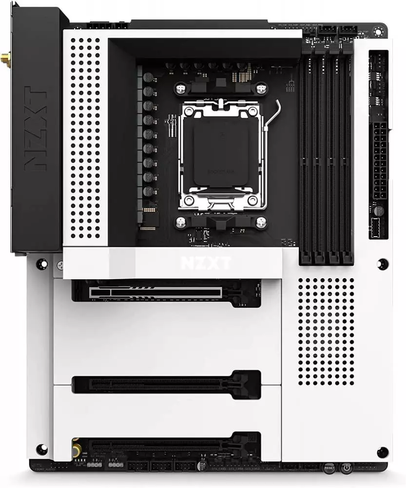 Дънна платка NZXT N7 B650E White AM5