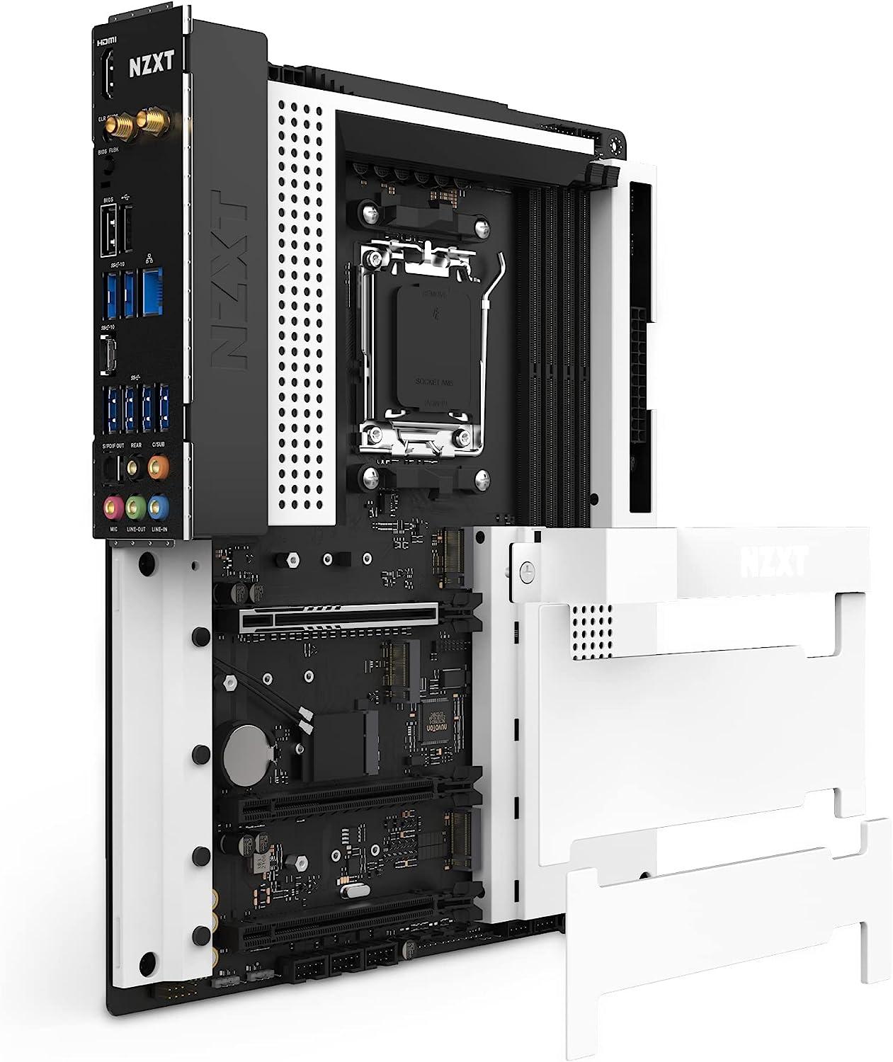 Дънна платка NZXT N7 B650E White AM5