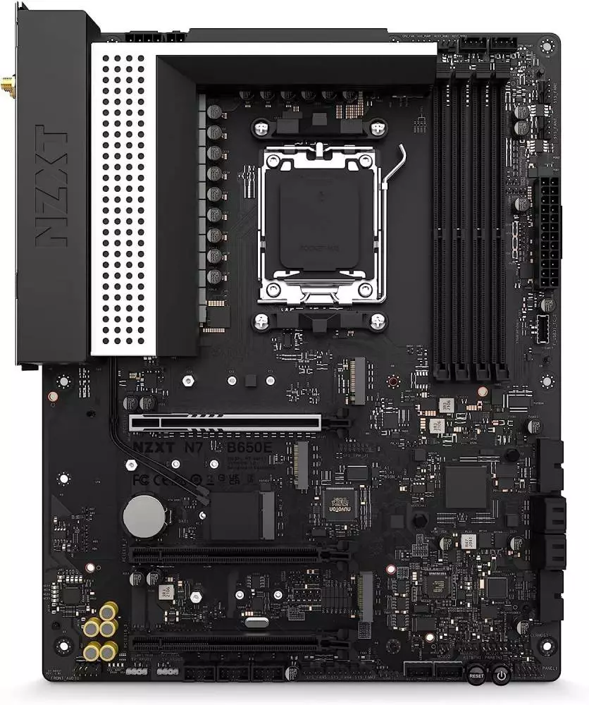 Дънна платка NZXT N7 B650E White AM5