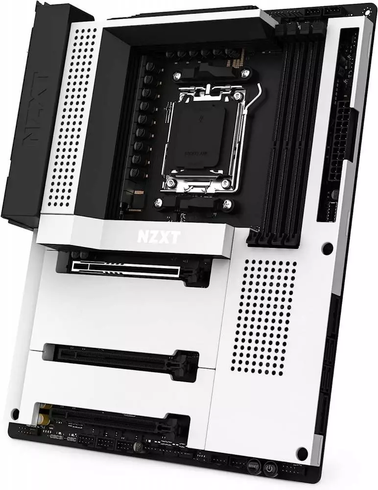 Дънна платка NZXT N7 B650E White AM5