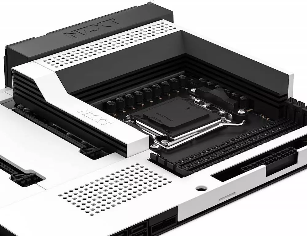 Дънна платка NZXT N7 B650E White AM5