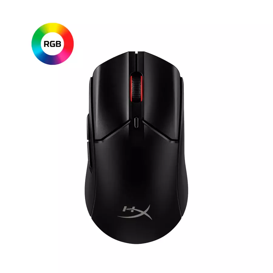Безжична геймърска мишка HyperX Pulsefire Haste 2 Wireless RGB Черна