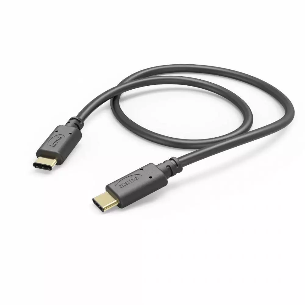 HAMA Cablu USB-C masculin – USB-C masculin, 1.5m,480Mb/s, conectori aurii