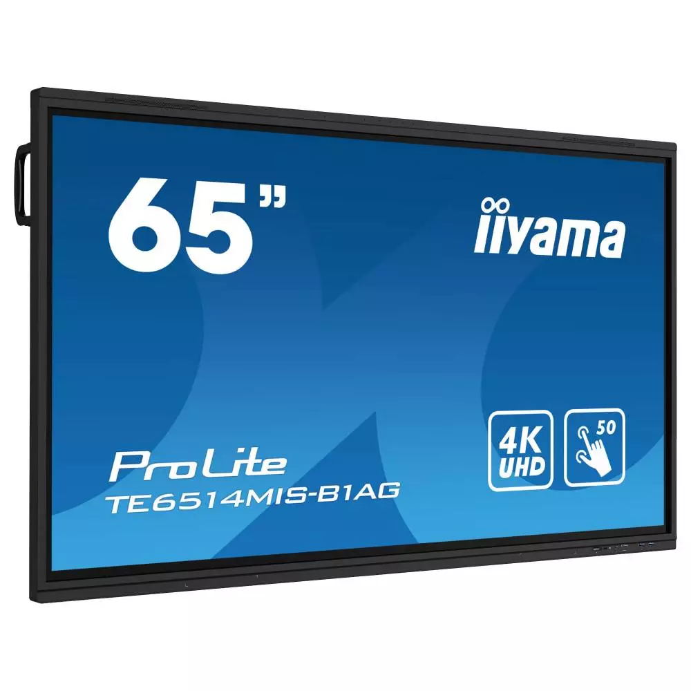 Тъч Дисплей IIYAMA TE6514MIS-B1AG, 65", VA, 4K UHD 3840x2160, 6.5ms, HDMI, DP, USB, Android 13