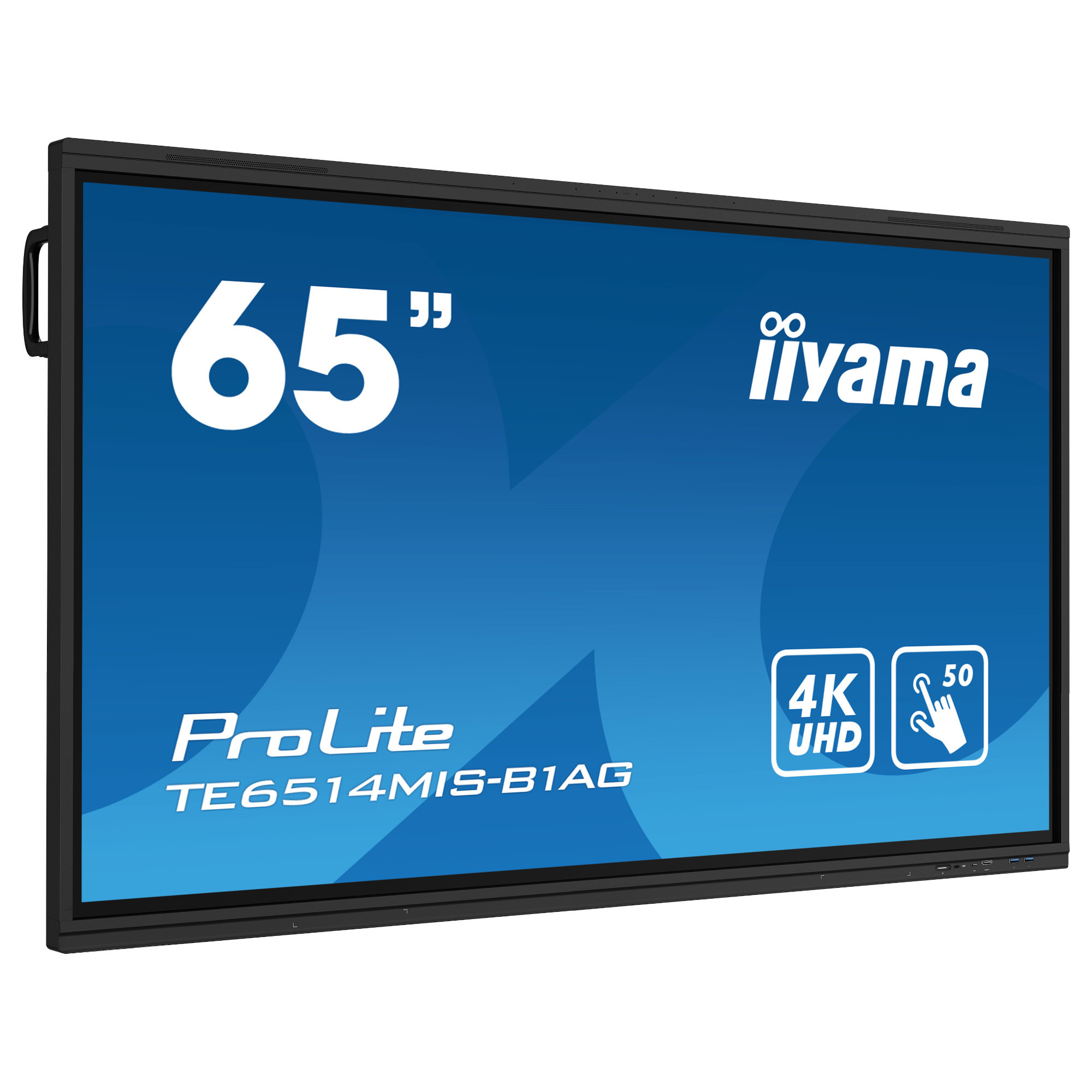 Тъч Дисплей IIYAMA TE6514MIS-B1AG, 65", VA, 4K UHD 3840x2160, 6.5ms, HDMI, DP, USB, Android 13