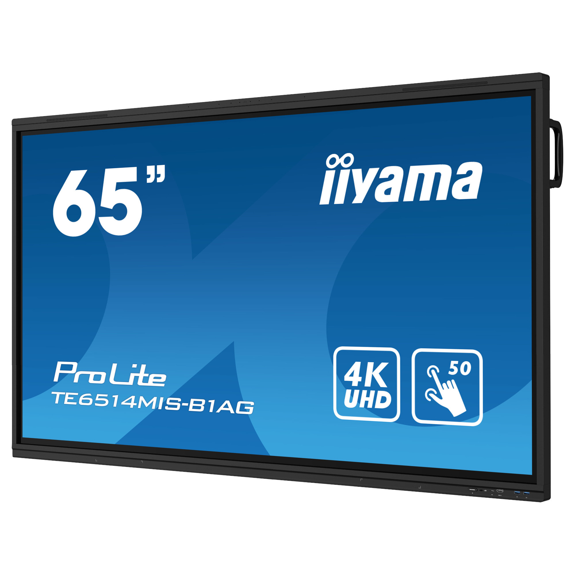 Тъч Дисплей IIYAMA TE6514MIS-B1AG, 65", VA, 4K UHD 3840x2160, 6.5ms, HDMI, DP, USB, Android 13