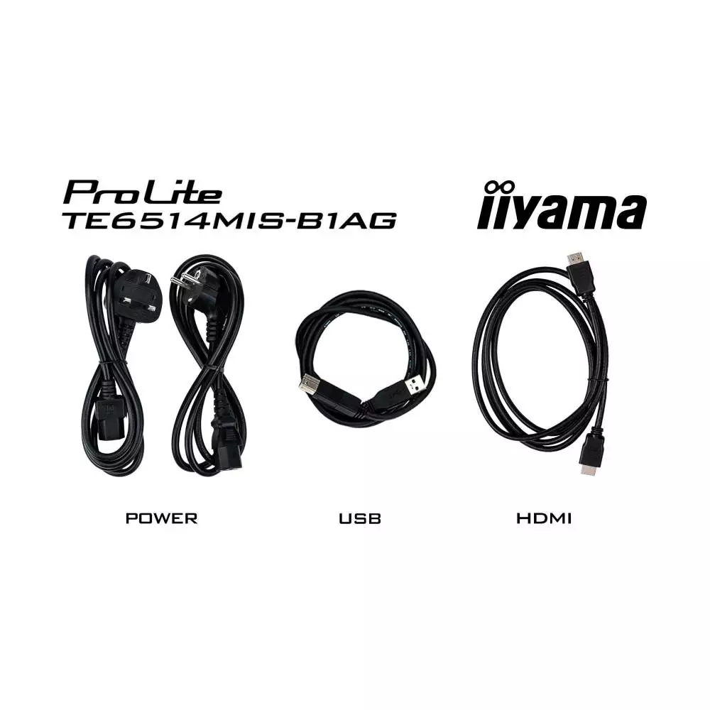 Тъч Дисплей IIYAMA TE6514MIS-B1AG, 65", VA, 4K UHD 3840x2160, 6.5ms, HDMI, DP, USB, Android 13