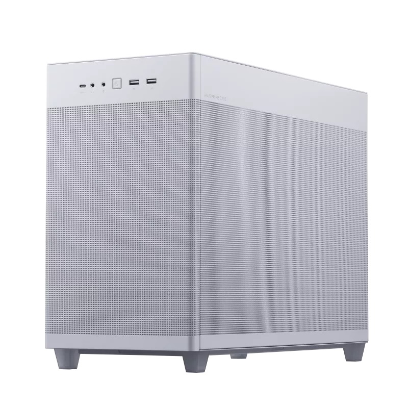 Boîtier ASUS PRIME AP201 TG MicroATX Blanc - 90DC00G3-B39010