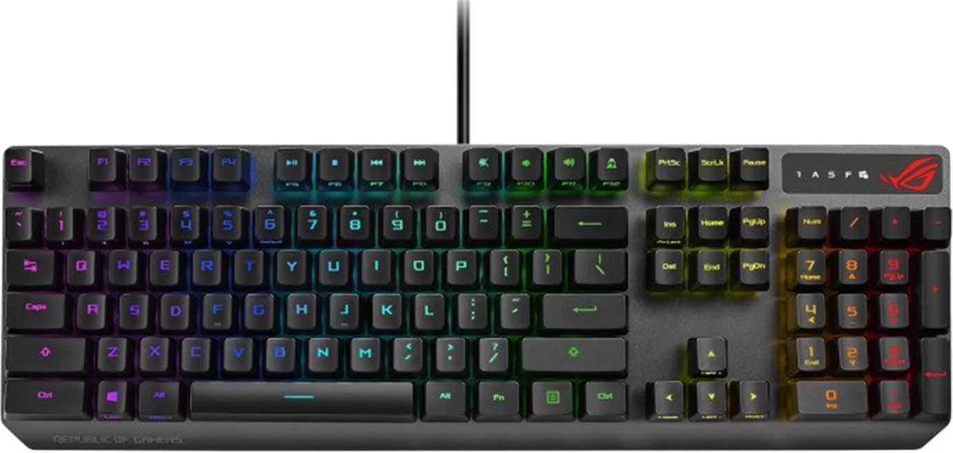 Геймърска механична клавиатура ASUS ROG Strix Scope RX RGB ROG RX Red