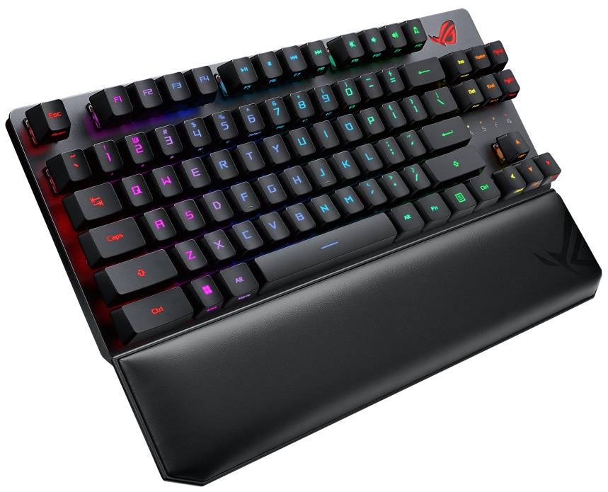 Геймърска механична клавиатура ASUS ROG Strix Scope RX TKL Wireless Deluxe - 90MP02J0-BKUA01