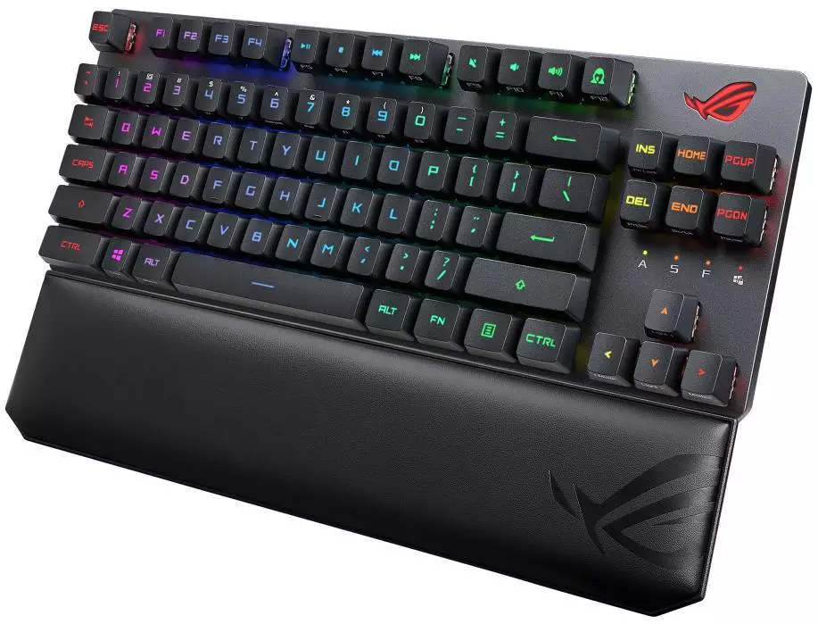 Геймърска механична клавиатура ASUS ROG Strix Scope RX TKL Wireless Deluxe - 90MP02J0-BKUA01