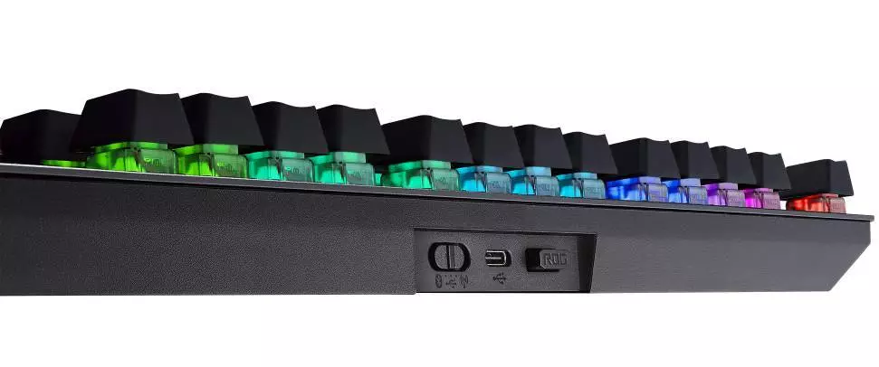 Геймърска механична клавиатура ASUS ROG Strix Scope RX TKL Wireless Deluxe - 90MP02J0-BKUA01